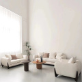 Minimal Simplistic Design Cozy Comfortable White Sofas