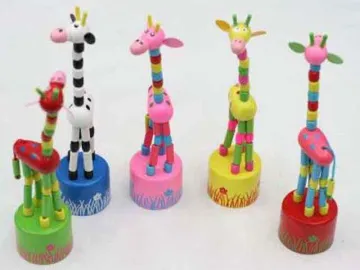 12PCS WOODEN GIRAFFE