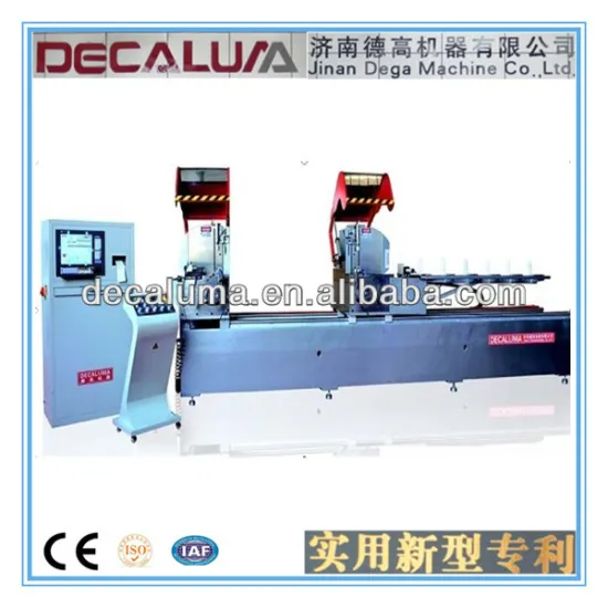 Double Head CNC PVC And Aluminum Window Machinery Miter Cutting Saw Full-Automatic Window Saw