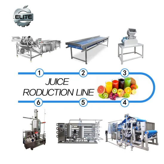 Concentrate Fruit Juice Production Line / Apple Juice Making Machine