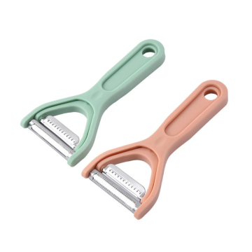 Zinc-Alloy Stainless Steel Peeler with Soft Handle and Good Grip - 2 in 1 Grater