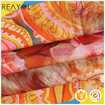 High Quality Custom Rayon Printed Fabric - 100% Viscose Rayon Fabric for Garments
