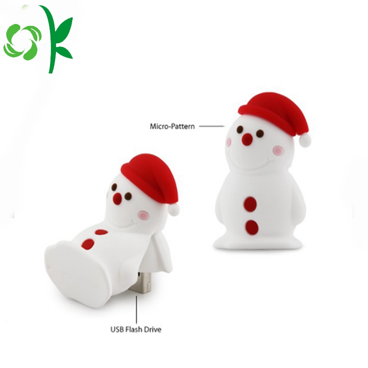 غطاء USB سيليكون Snow-man USB غطاء مقاوم للماء