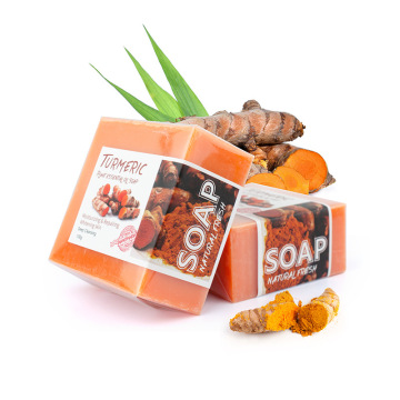 Natural Organic Whitening Anti-Acne Bath & Face Handmade Turmeric Soap Bar