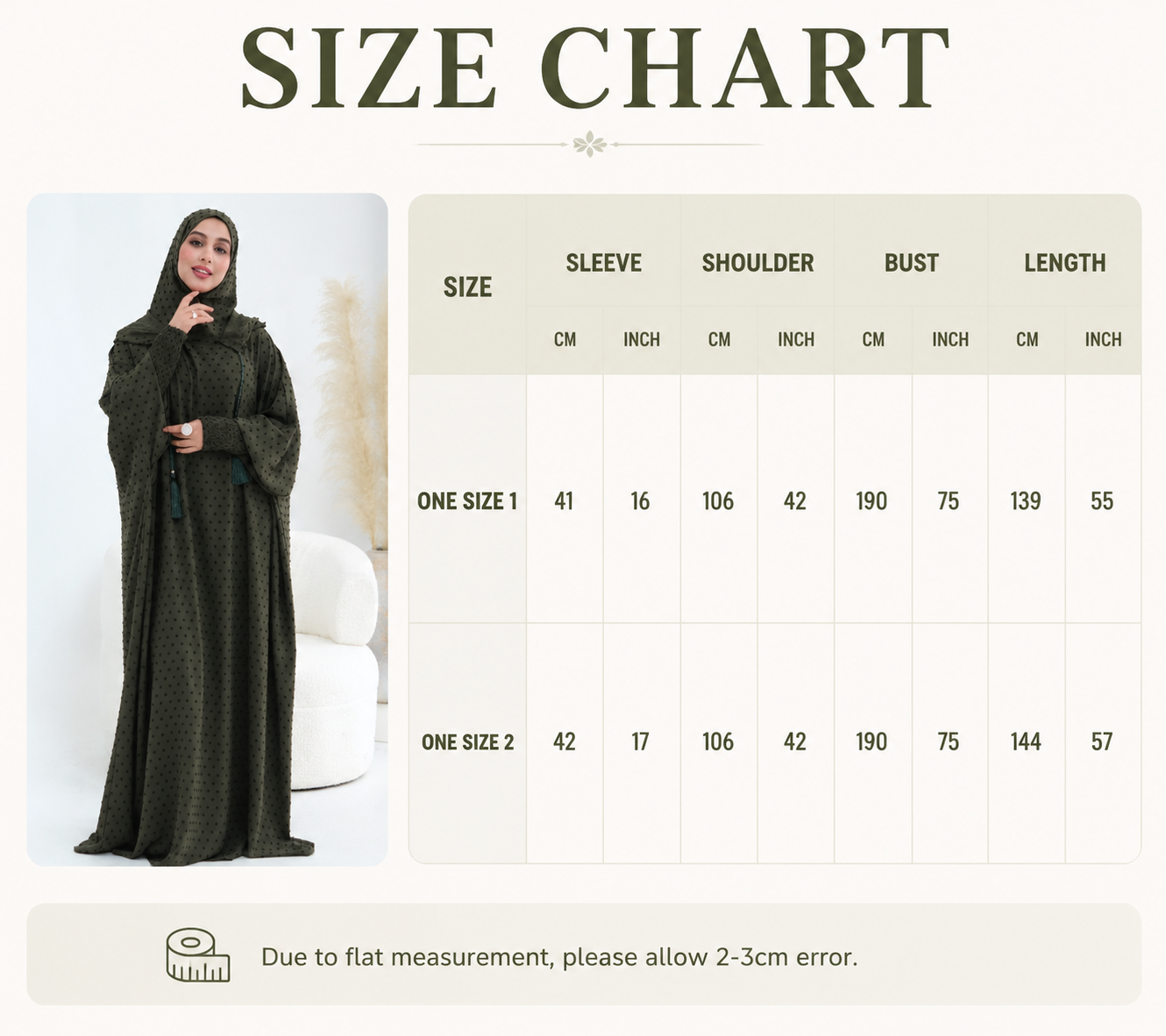Hooded Crepe Jacquard Abaya Front View
