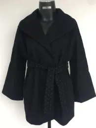 Girl's woven winter coat