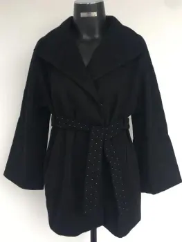 Girl's woven winter coat