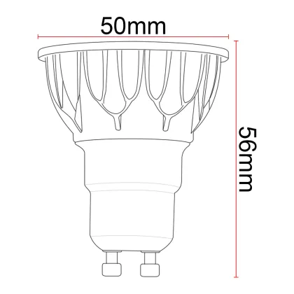 Dim to Warm Downlight 700LM CRI90 1800k-3000k GU10