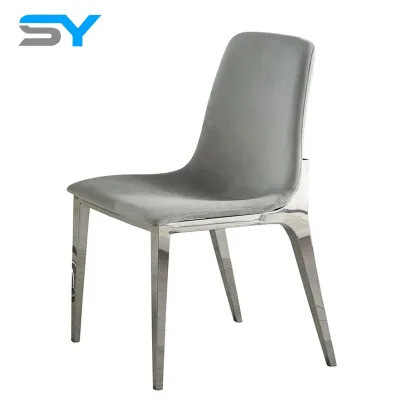 Elegant Metal Leg Dining Chairs for Home Furnishing