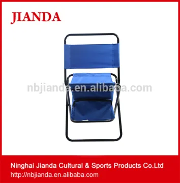 Ninghai jianda Mini Portable ultralight Folding Chair Outdoor Camping Chair with Cooler Bag