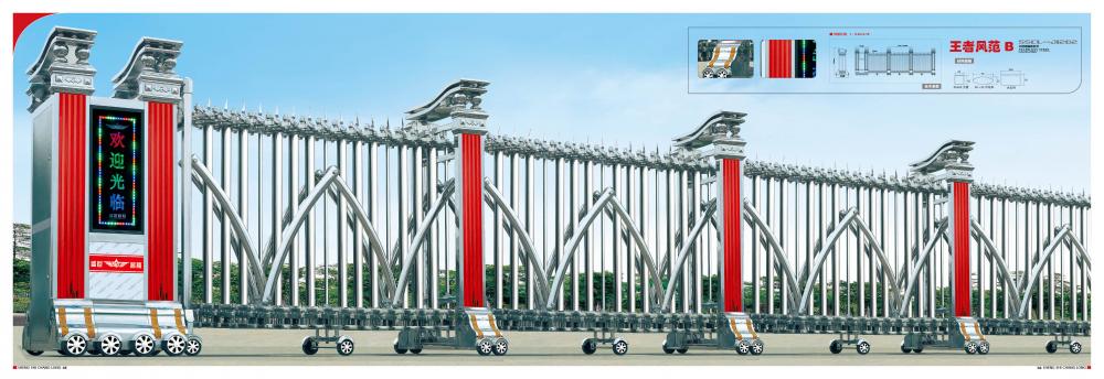 New Design Stainless Steel Sliding Folding Retractable Gate