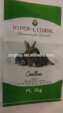 PP woven chicken feed,dog feed,rabbit ,horse feed bag ,cow ,cat animal feed packaging bag 20kg 22kg with liner
