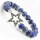 Sodalite Gemstone Bracelet with Diamante alloy star Piece