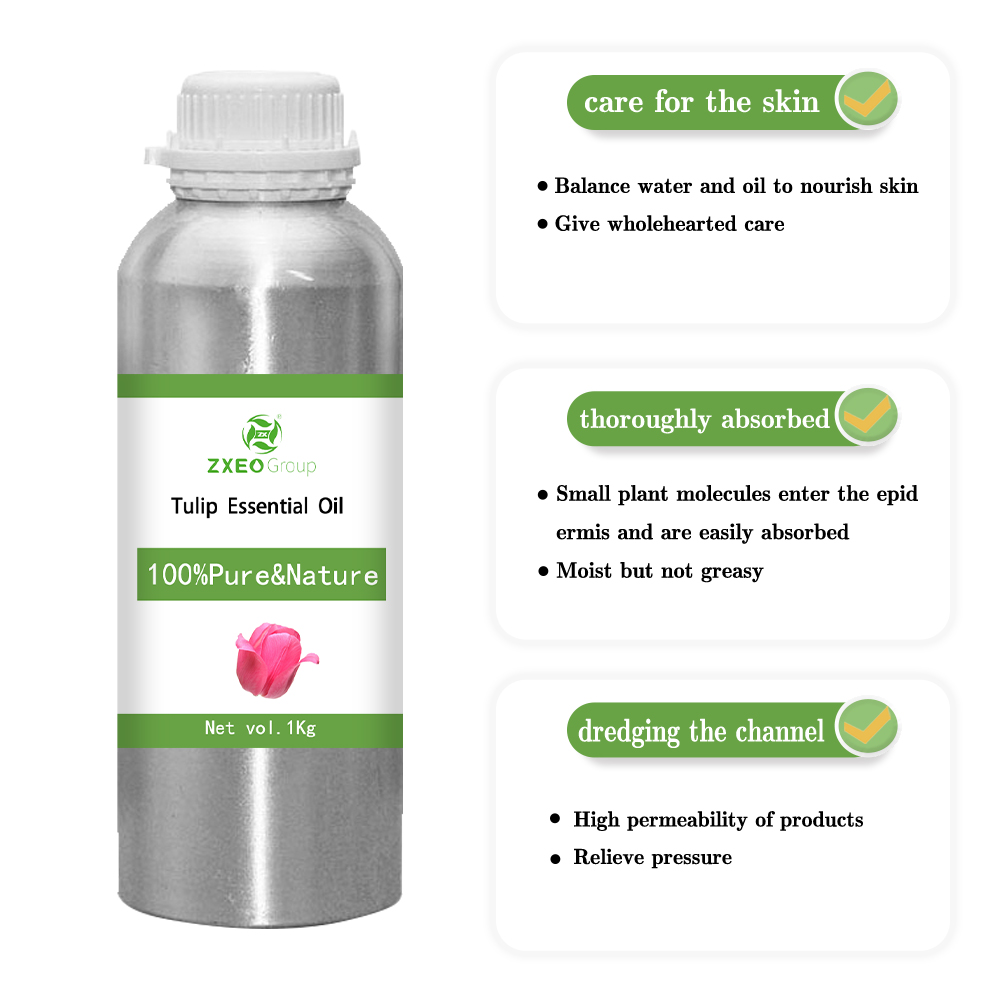 Aceite esencial de tulipán 100% puro y natural Aceite de bluk de alta calidad BLUK Oil para compradores globales El mejor precio