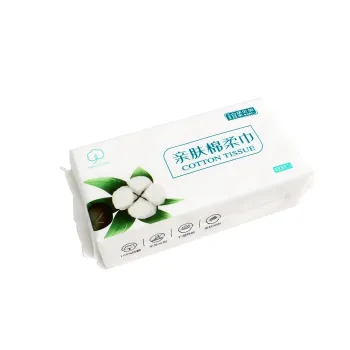 Unscented, Fluoresce-Free Dual-Use Facial Tissues: Ideal for Dry and Wet Cleansing