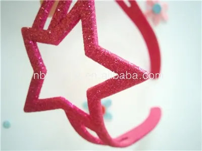 Beautiful star shape headband , plastic headband
