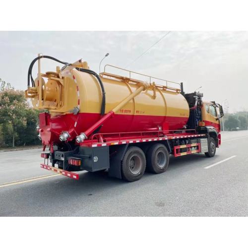 high quality vacuum sewage suction truck