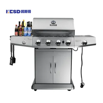 Hot The Most Popular Export Quality OEM Design Assembled Outdoor Stainless Steel Gas BBQ Grill