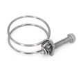 Double Wire hose clamp adjustable clamp ring