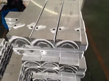Aluminium U-Profile Extruded Tank for Heat Exchanger