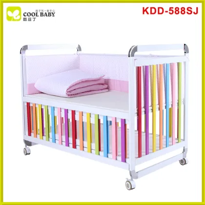 Hot china products wholesale european baby crib/baby bed swinging crib/folding baby travel crib