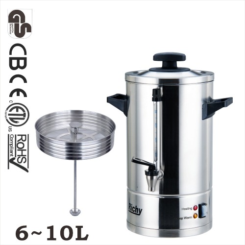 Plastic faucet Heat preservation Single layer, high quality 202 stainless steel Coffee barrel