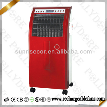 12V DC Motor Rechargeable ice cooling fans with remote contaol