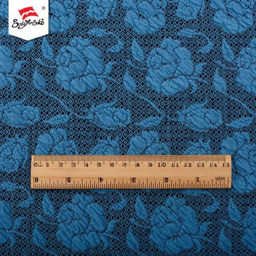 Tejido Jacquard de rayón de poliéster de lujo personalizado de moda