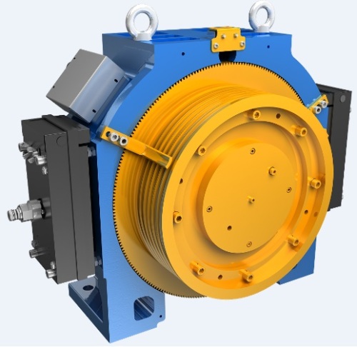 Máquina de tracción sin engranajes para elevador Mini5 Serie 400