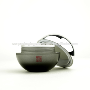 Ball Skin Care Black Cosmetic Pot Acrylic