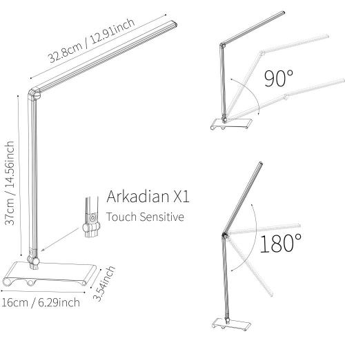 3 Brightness Full Aluminium Eye-Care Desk Lamp