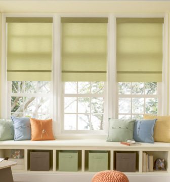Sun blocking Roller shades for windows