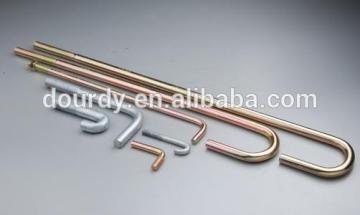 steel L foundation bolts with nut