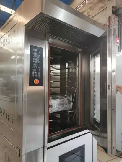 Industrial 64 Trays Gas Diesel Electrical Rotary Bakery Oven for Sale