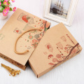 Recycled Brown Kraft Paper Custom Printed Paper Bag