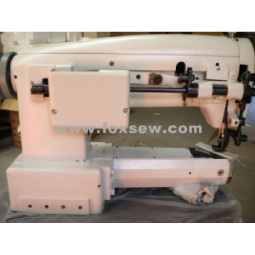 Machine de couture à lit zigzag à unison alimentation grand crochet