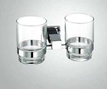 factory double tumbler holder,wall toothbrush holder,bathroom cup holder