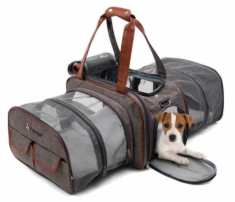 Double Expandable Airline Approved Pet Carrier