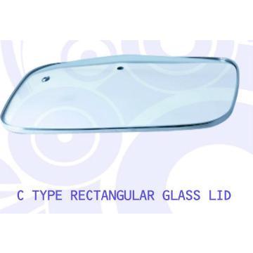 rectangular glass lid