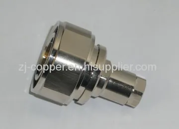 7/16 Plug Male Straight Connector For Super Flexible Cable 1/4" Din Connector 