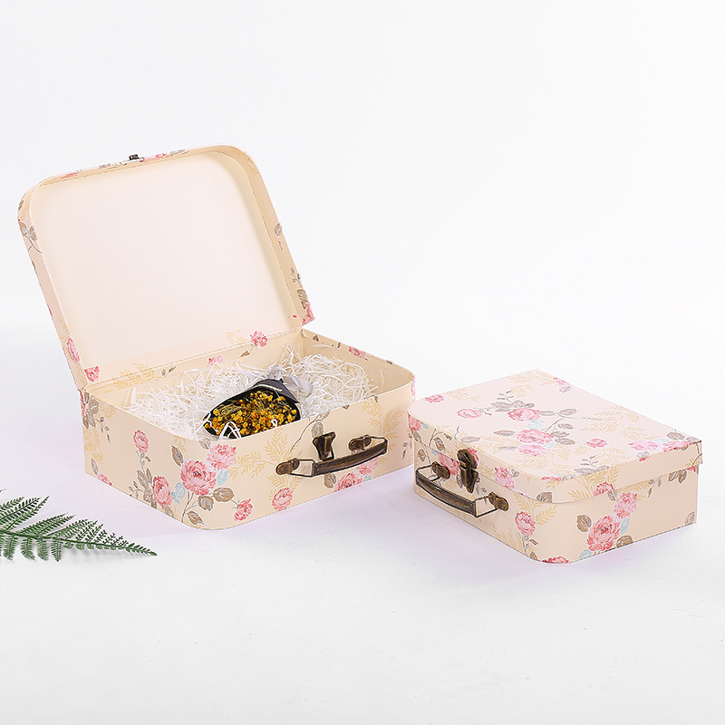 small cardboard paper suitcase paper products