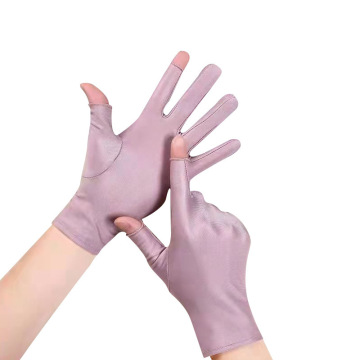 Summer Anti-UV Mesh Breathable Touch Screen Driving Gloves for Women