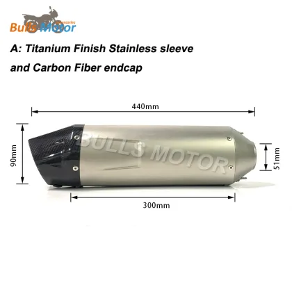 Leovince Motor Silencer Carbon Fiber Exhaust for RC390 Z900 ZX-6R