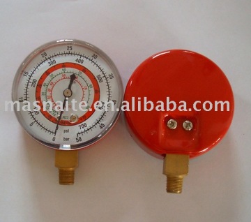 Naite Red Refrigeration Pressure Gauge