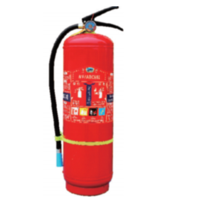 Hordozható, tiszta gázzal oltó tűzoltó készülék