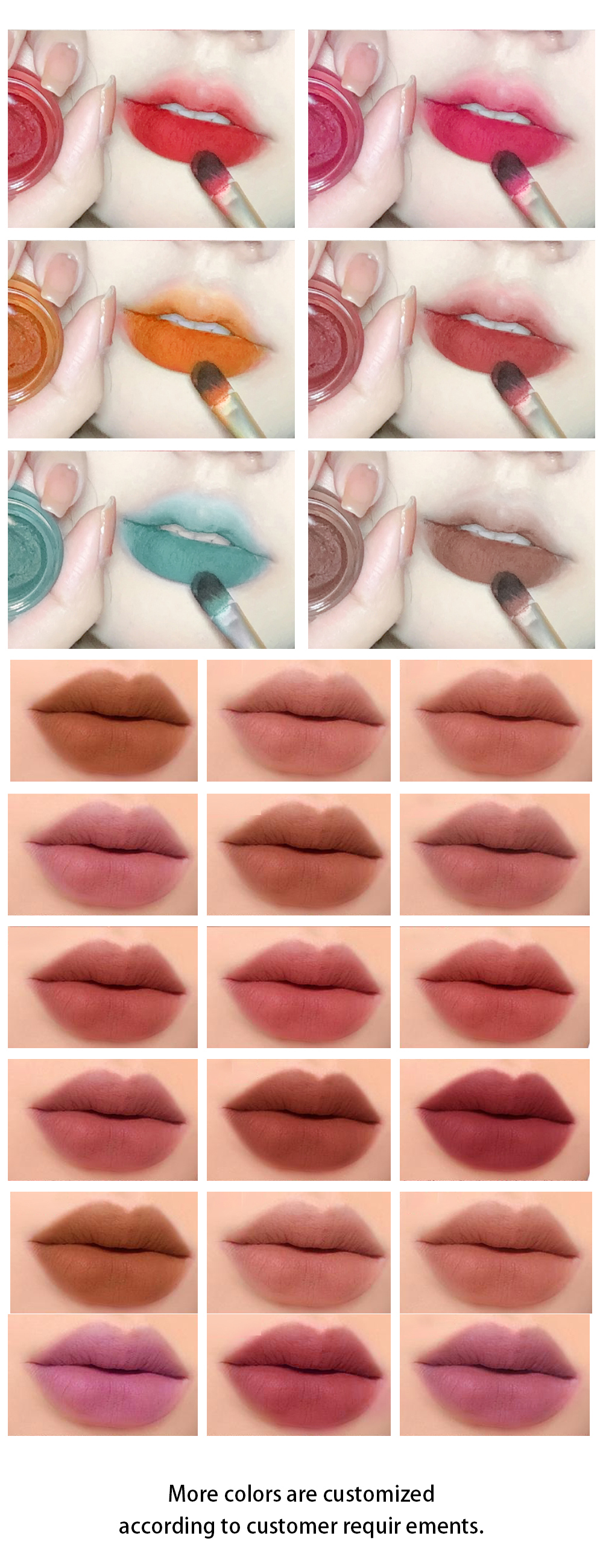 2. Lip mud color card