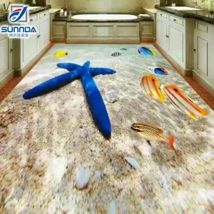 high quality mordern 3d inkjet wall and floor seaworld tiles