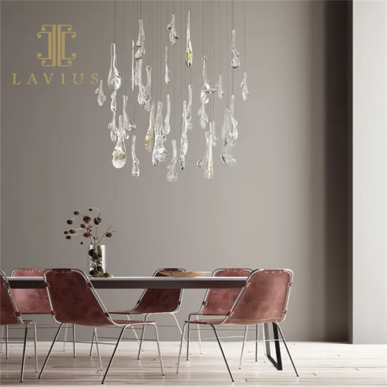 Customized Home Decoration Led Crystal Pendant Lamp