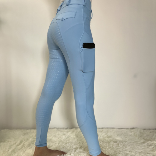 Equestrian Silicone Jodhpurs Women Horse Riding Breeches