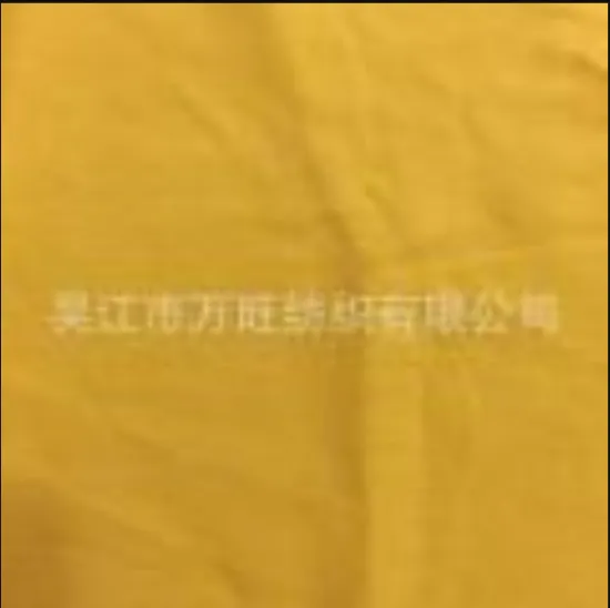 Fabric and Textile Raw Material which is yellow